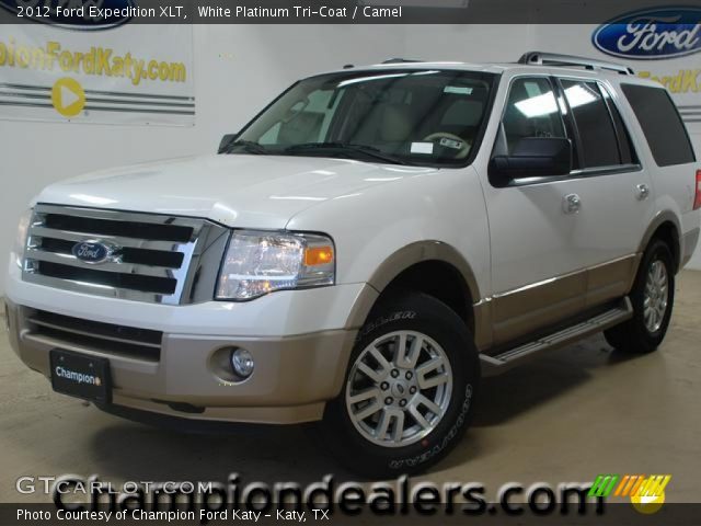 2012 Ford Expedition XLT in White Platinum Tri-Coat
