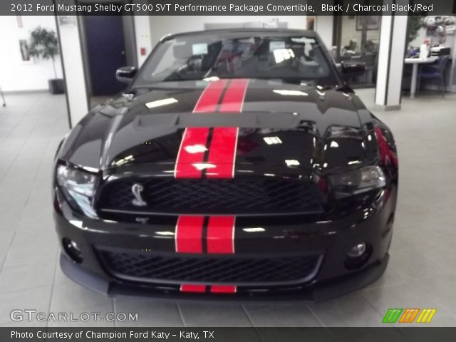 2012 Ford Mustang Shelby GT500 SVT Performance Package Convertible in Black