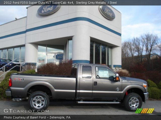 2012 Ford F350 Super Duty XLT SuperCab 4x4 in Sterling Grey Metallic