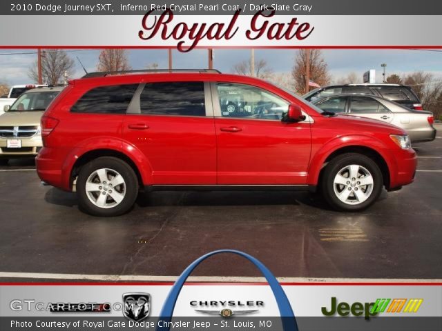 2010 Dodge Journey SXT in Inferno Red Crystal Pearl Coat
