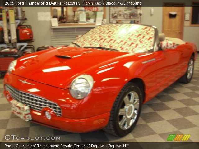 2005 Ford Thunderbird Deluxe Roadster in Torch Red