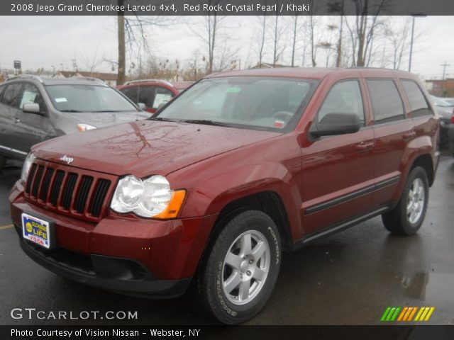 2008 Jeep Grand Cherokee Laredo 4x4 in Red Rock Crystal Pearl