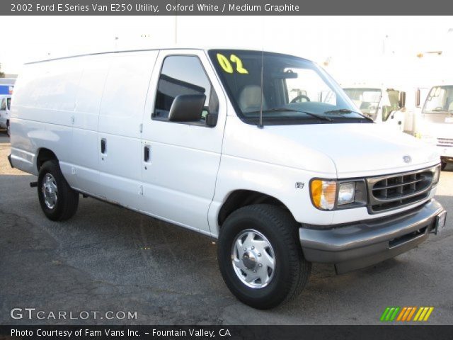 2002 Ford E Series Van E250 Utility in Oxford White