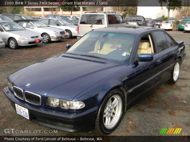2000 BMW 7 Series 740i Sedan in Orient Blue Metallic