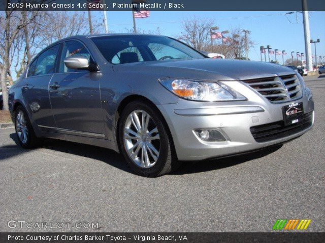 2009 Hyundai Genesis 4.6 Sedan in Platinum Metallic