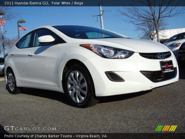 2011 Hyundai Elantra GLS in Polar White