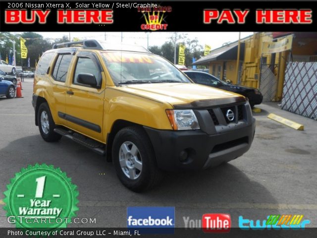 2006 Nissan Xterra X in Solar Yellow