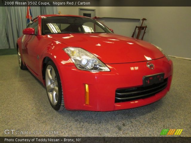 2008 Nissan 350Z Coupe in Nogaro Red