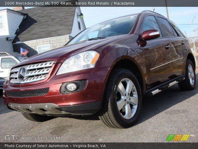 2006 Mercedes-Benz ML 500 4Matic in Barolo Red Metallic