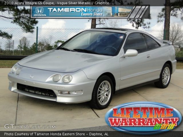 2000 Acura Integra GS Coupe in Vogue Silver Metallic
