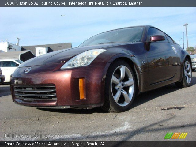 Red flames 2006 nissan 350z