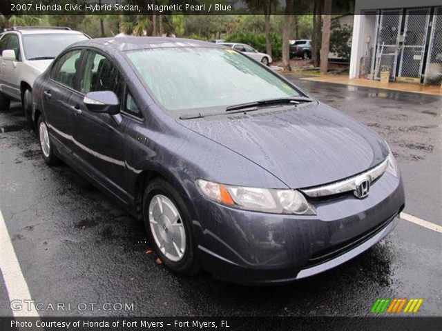 2007 Honda Civic Hybrid Sedan in Magnetic Pearl