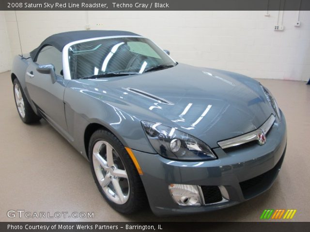 2008 Saturn Sky Red Line Roadster in Techno Gray