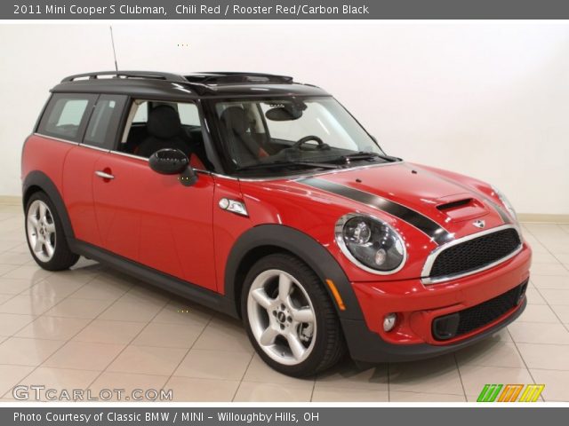 2011 Mini Cooper S Clubman in Chili Red