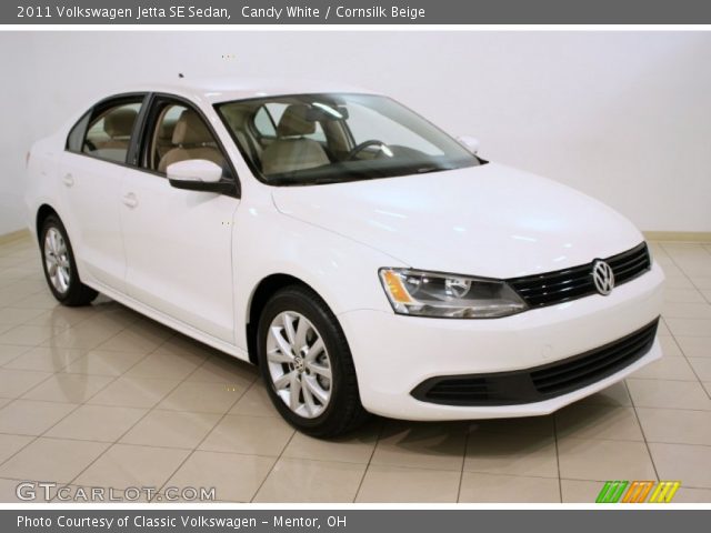2011 Volkswagen Jetta SE Sedan in Candy White