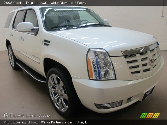 2008 Cadillac Escalade AWD in White Diamond