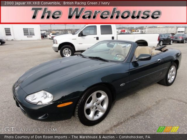 2000 Jaguar XK XK8 Convertible in British Racing Green