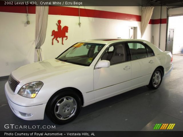 2002 Lexus LS 430 in Crystal White