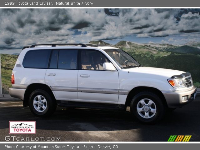 1999 Toyota Land Cruiser  in Natural White