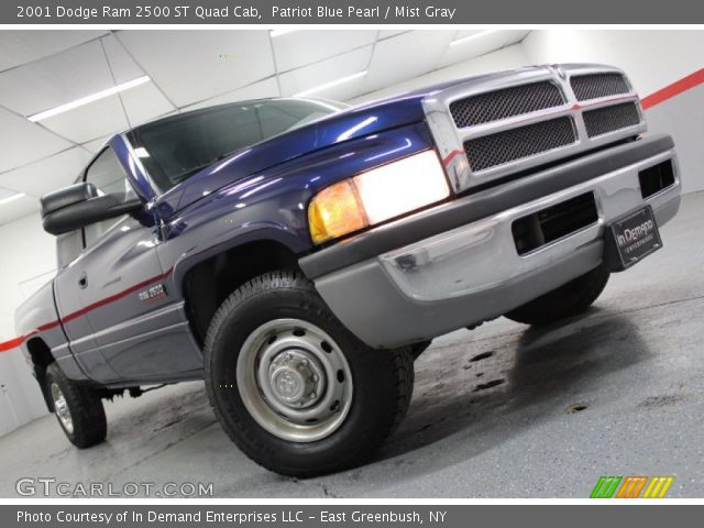2001 Dodge Ram 2500 ST Quad Cab in Patriot Blue Pearl