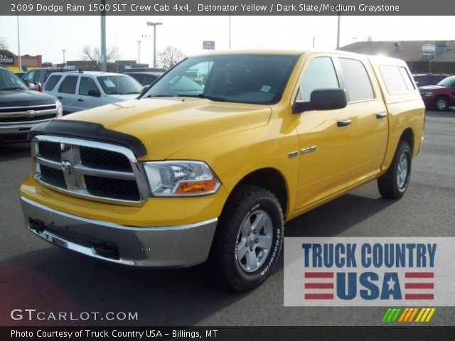 2009 Dodge Ram 1500 SLT Crew Cab 4x4 in Detonator Yellow