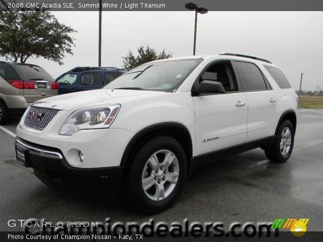 2008 GMC Acadia SLE in Summit White