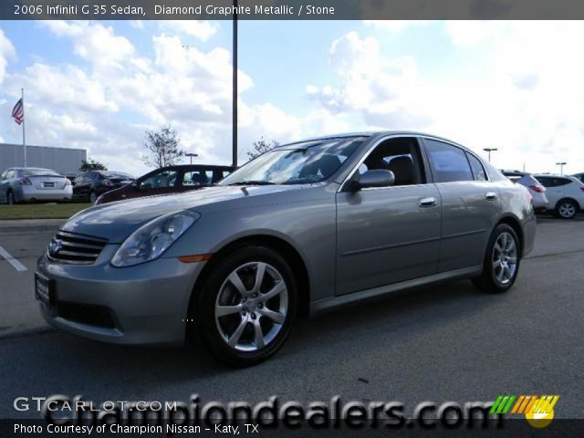 2006 Infiniti G 35 Sedan in Diamond Graphite Metallic