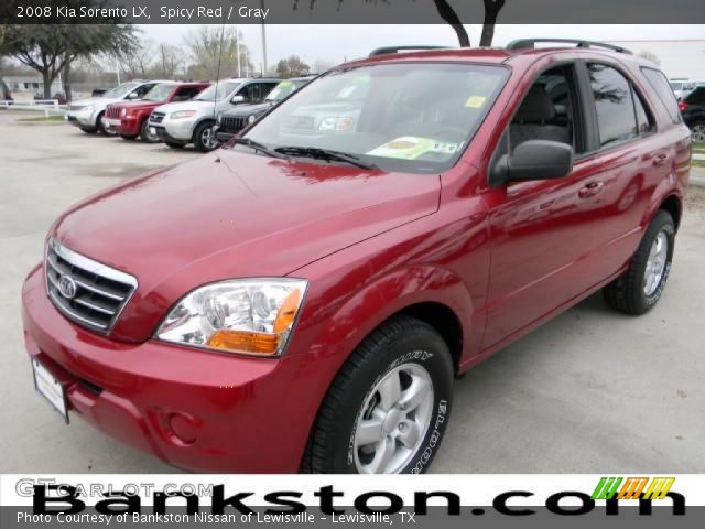 2008 Kia Sorento LX in Spicy Red