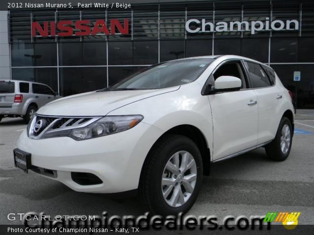 2012 Nissan Murano S in Pearl White