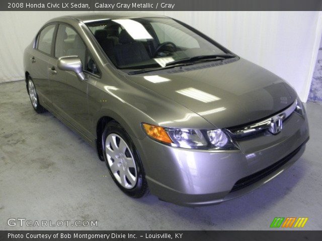 2008 Honda Civic LX Sedan in Galaxy Gray Metallic