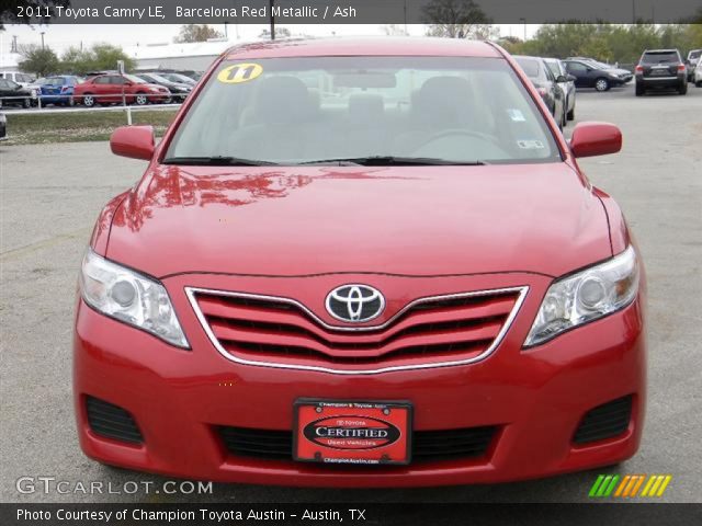 2011 Toyota Camry LE in Barcelona Red Metallic