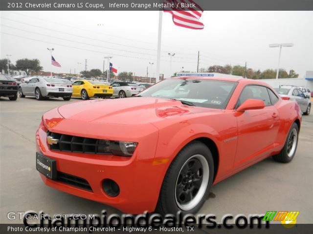 2012 Chevrolet Camaro LS Coupe in Inferno Orange Metallic