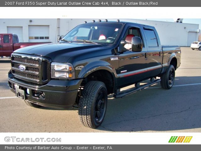 2007 Ford F350 Super Duty Lariat Outlaw Crew Cab 4x4 in Black