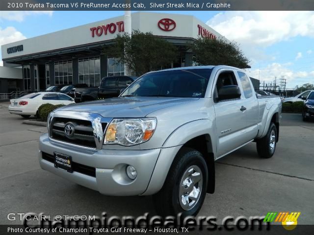 2010 Toyota Tacoma V6 PreRunner Access Cab in Silver Streak Mica