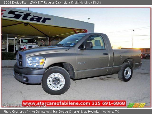 2008 Dodge Ram 1500 SXT Regular Cab in Light Khaki Metallic