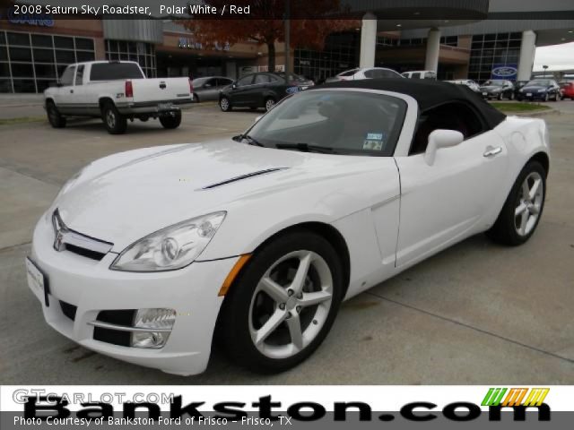 2008 Saturn Sky Roadster in Polar White