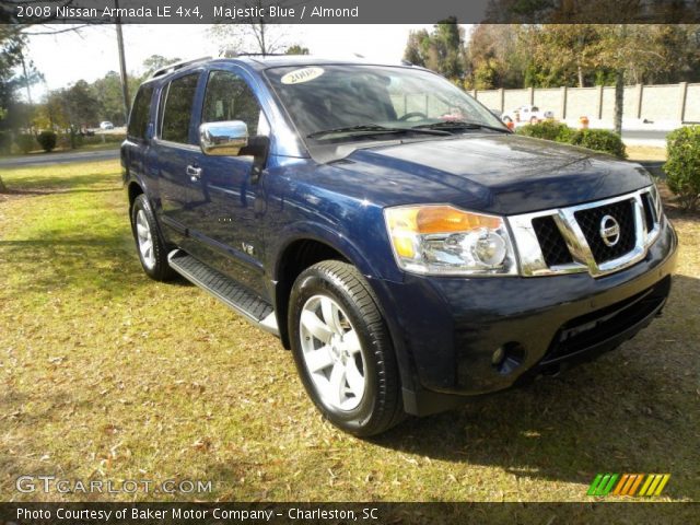 2008 Nissan Armada LE 4x4 in Majestic Blue