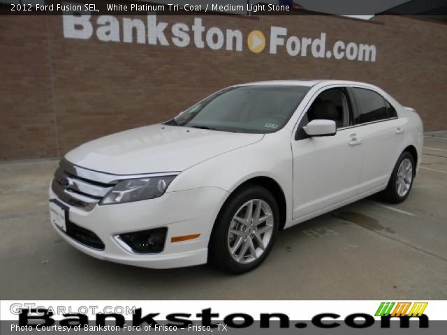 2012 Ford Fusion SEL in White Platinum Tri-Coat