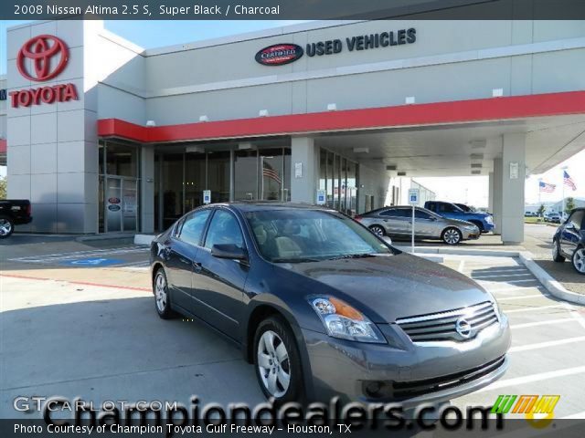 2008 Nissan Altima 2.5 S in Super Black