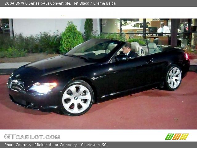 2004 BMW 6 Series 645i Convertible in Jet Black
