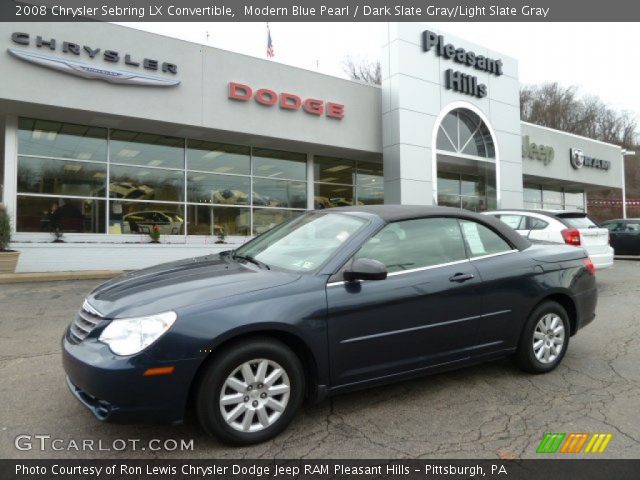 2008 Chrysler Sebring LX Convertible in Modern Blue Pearl