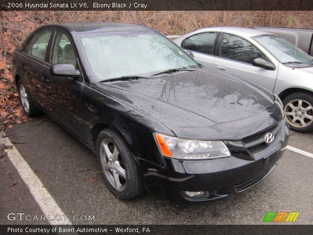 2006 Hyundai Sonata LX V6 in Ebony Black