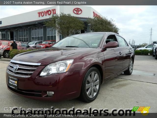 2007 Toyota Avalon Touring in Cassis Red Pearl