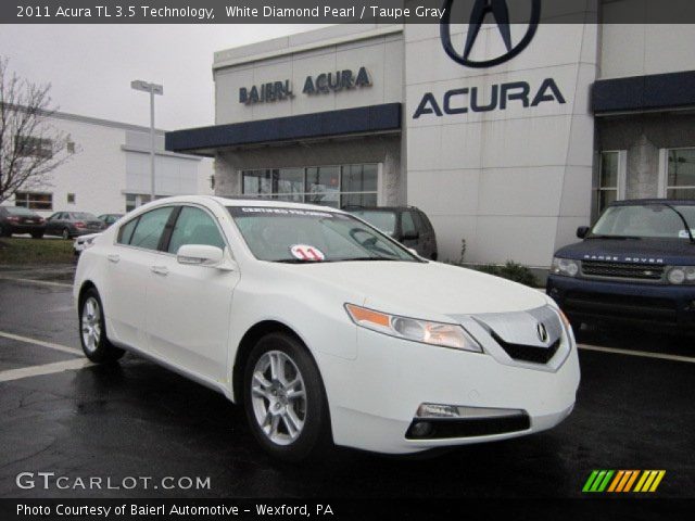 2011 Acura TL 3.5 Technology in White Diamond Pearl