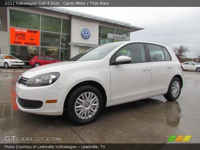 2011 Volkswagen Golf 4 Door in Candy White
