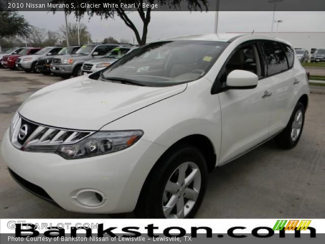 2010 Nissan Murano S in Glacier White Pearl