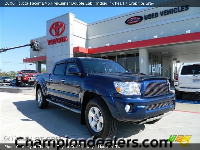 2006 Toyota Tacoma V6 PreRunner Double Cab in Indigo Ink Pearl