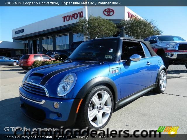 2006 Mini Cooper S Convertible in Hyper Blue Metallic