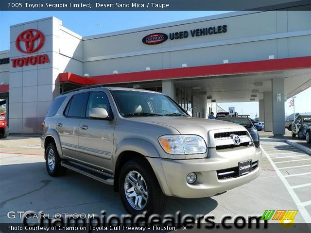 2005 Toyota Sequoia Limited in Desert Sand Mica