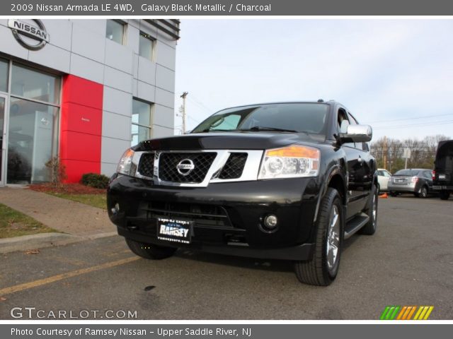 2009 Nissan Armada LE 4WD in Galaxy Black Metallic
